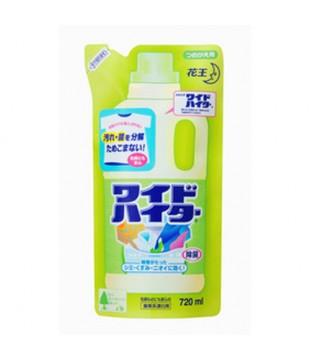 花王 衣物杀菌除臭液体彩漂剂 720ml 替换装
