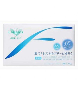 花王 Laurier乐尔雅F日用卫生巾22.5cm 30枚 无护翼型