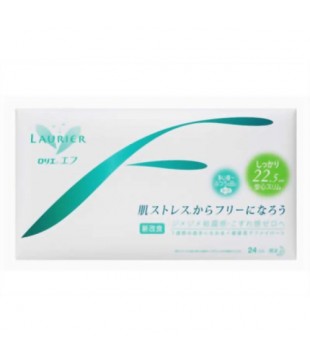 花王 Laurier乐尔雅F日用卫生巾22.5cm 24枚 护翼型