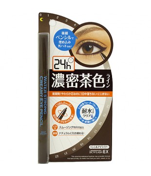 B&C EX耐久效果保持极细眼线笔 浓棕茶色