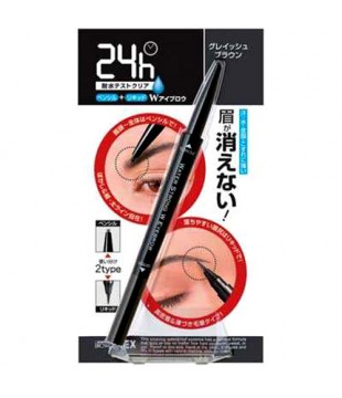 B&C SONY CP EX24小时高防水眉笔 灰棕