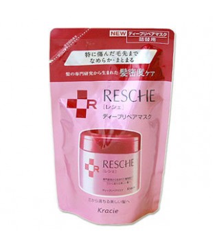 Kracie 嘉娜宝 RESCHE发密度深层浸透伤发护理发膜 220g 替换装