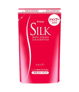 Kracie 嘉娜宝 SILK胶原蛋白丝质柔顺保湿洗发水 350ml 替换装