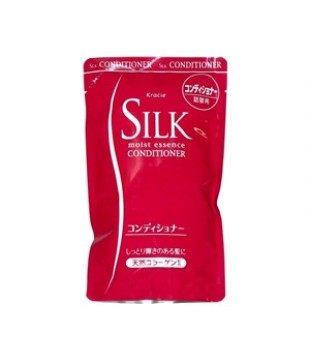 Kracie 嘉娜宝 SILK胶原蛋丝质柔顺保湿护发素 350ml 替换装