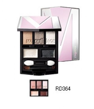 SHISEIDO 资生堂 绝色配合随心描绘立体鲜明效果5色眼影 RD364 