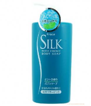 Kracie 嘉娜宝 SILK清凉薄荷保湿沐浴露 520ml