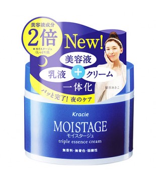 Kracie 嘉娜宝 Moistage夜用全效精华凝乳面霜 100g