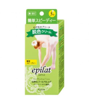 Kracie 嘉娜宝 epilat 5分钟快速毛发脱色膏 55g+55g