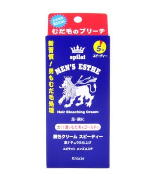 Kracie 嘉娜宝 epilat男士用快速毛发脱色膏 40g+40g