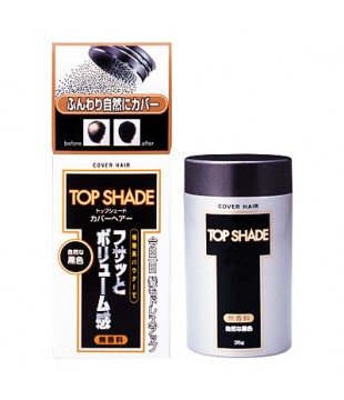 YANAGIYA 柳屋本店 TOP SHADE增发剂 自然黑色 35g