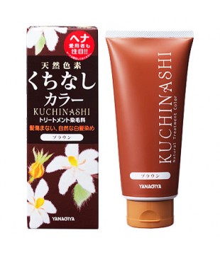 YANAGIYA 柳屋本店 天然色素 白发染发料 棕色 180g