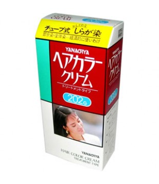 YANAGIYA 柳屋本店 白发用染发膏 自然黒褐色202G 40g+40g 